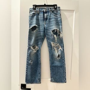 R13 Distressed Jean